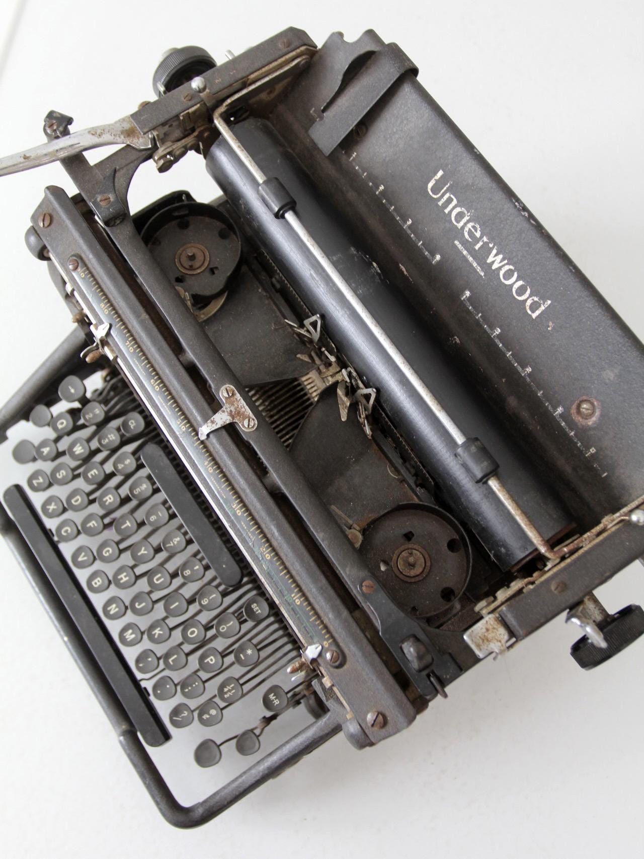 アンティークのアンダーウッドスタンダードタイプライター - Etsy 日本