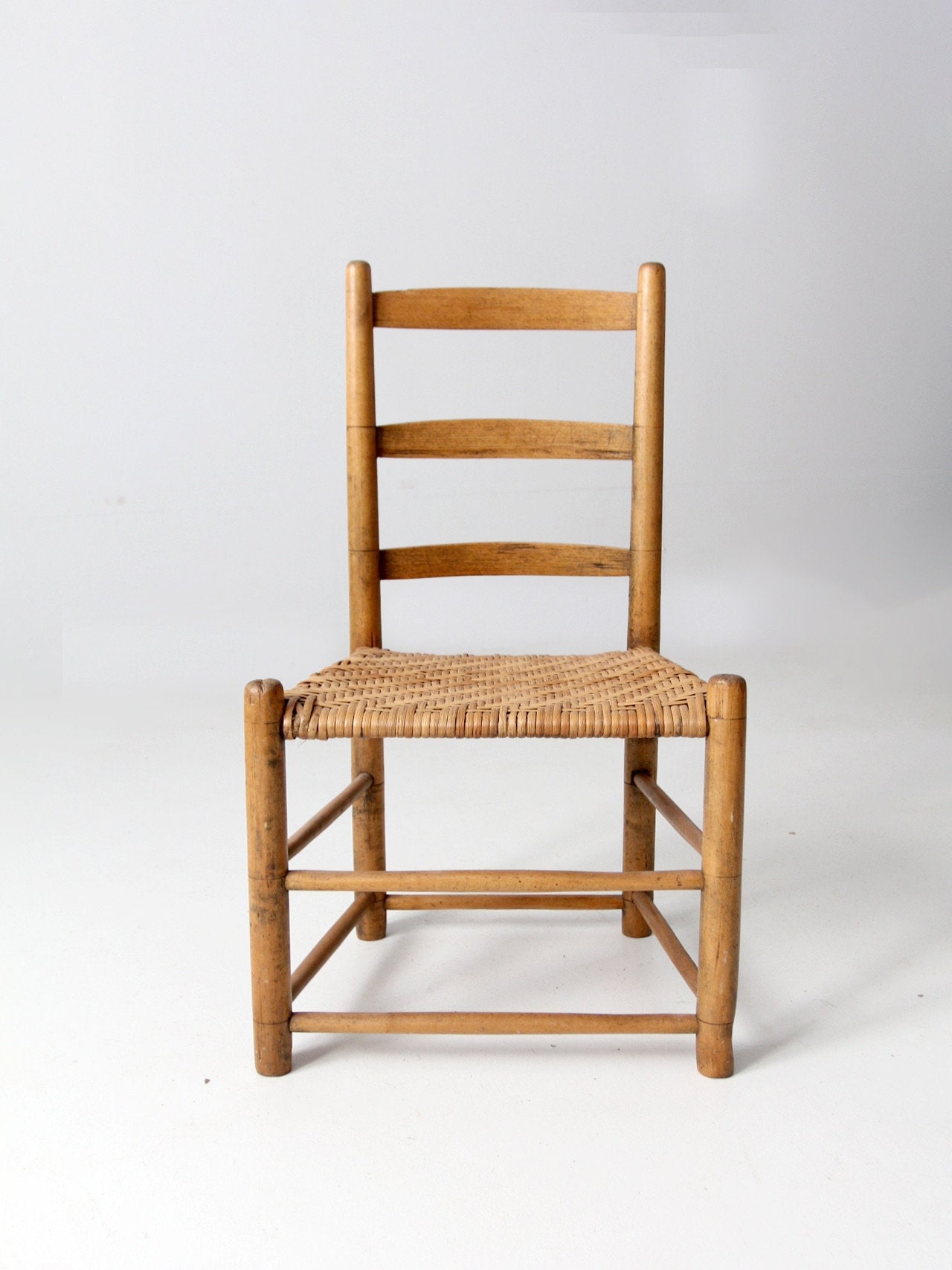 Splintbottomed Chair Antique Herringbone Splint Seat Chair - Etsy