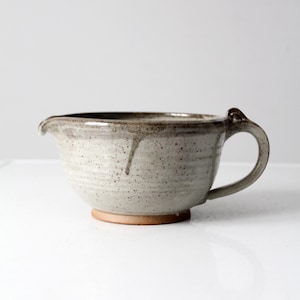 vintage studio pottery batter bowl