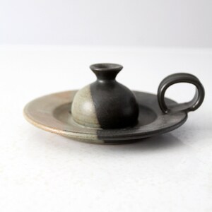 vintage Beaver Creek studio pottery candlestick holder
