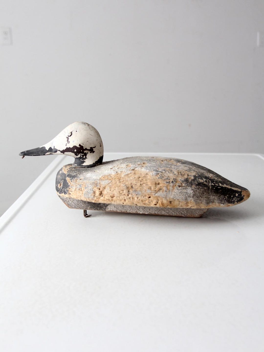 Vintage Cork Wood Duck Decoy - Etsy