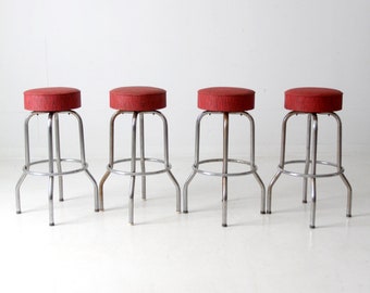 vintage bars stools set of 4