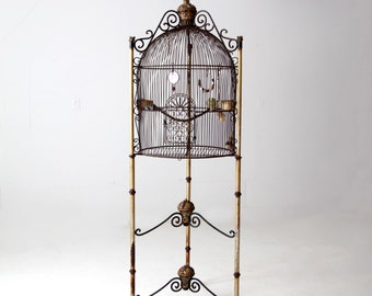 French Victorian style large birdcage