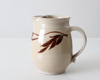 vintage Lakeside Pottery pitcher | handmade studio pottery