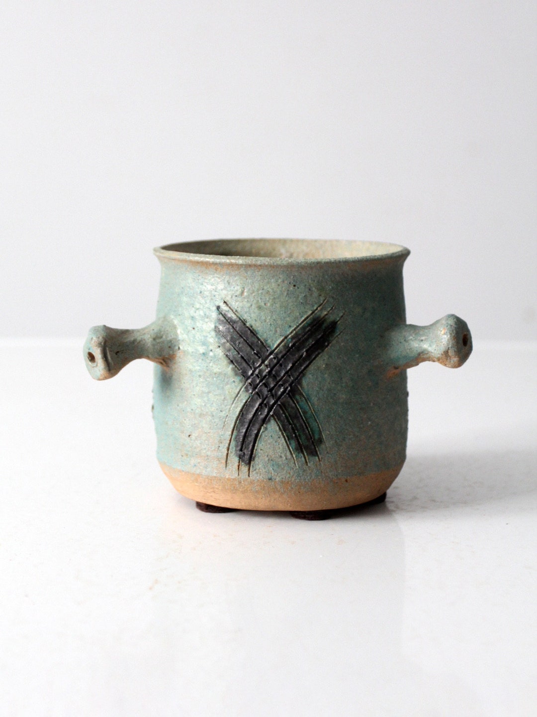 Vintage Studio Pottery Vase - Etsy