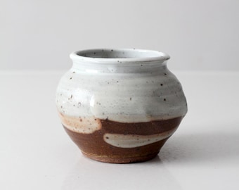 vintage handmade studio pottery vase