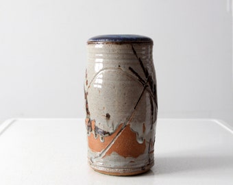 vintage handmade studio pottery vase