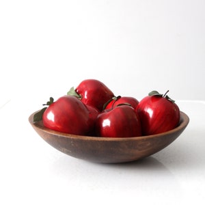 antique wood  bowl