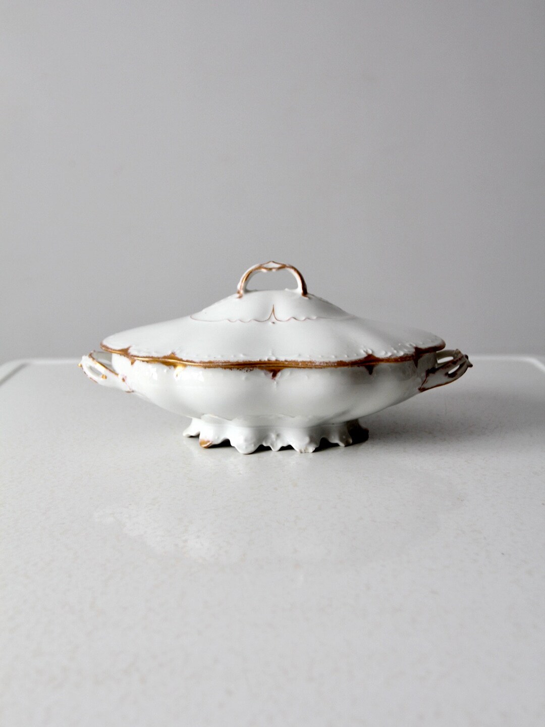 Antique MZ Austria Covered Vegetable Dish - Porcelain Tureen - Etsy