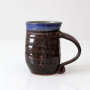 vintage studio pottery mug
