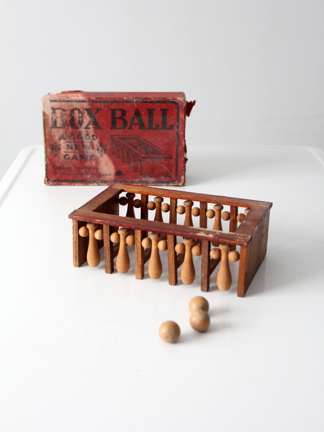 Parker Brothers Box Ball Game Circa 1910 1920 Etsy