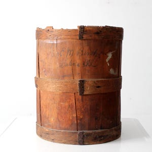 antique wooden barrel