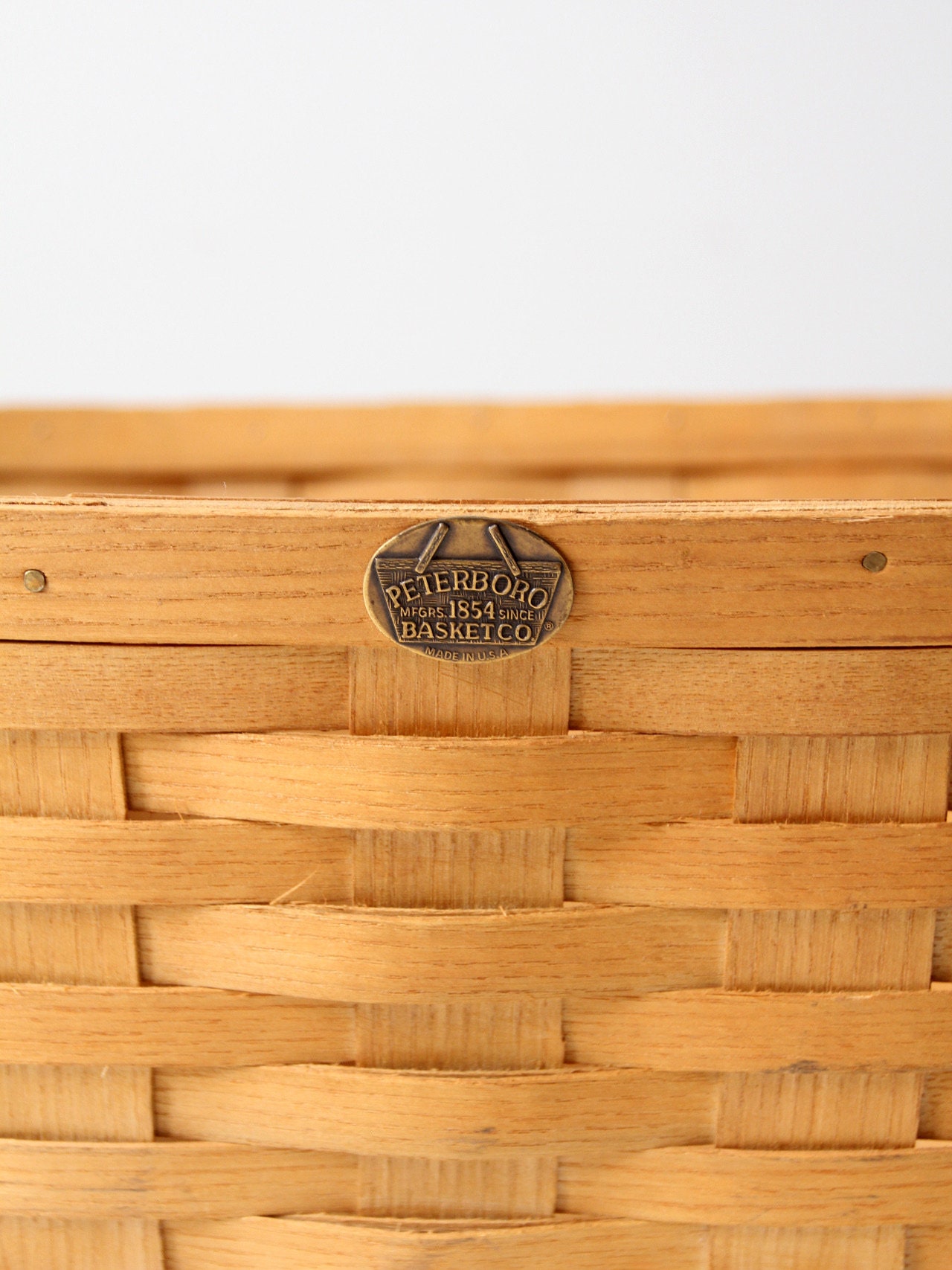 ヴィンテージのピーターボロ収納バスケット - Etsy 日本