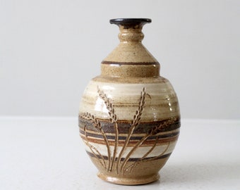 vintage studio pottery vase