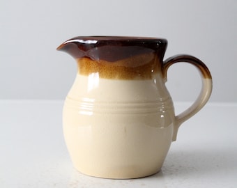 vintage stoneware pitcher