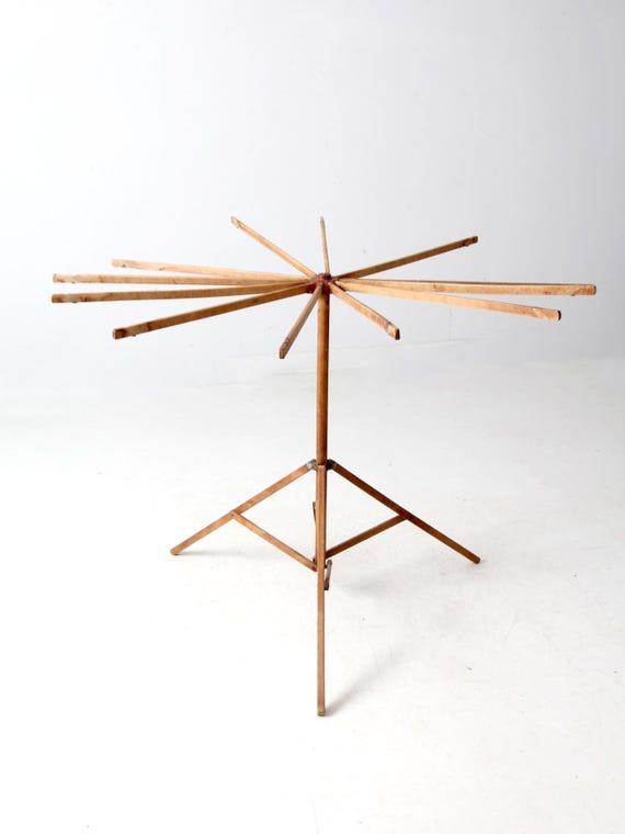 Antique Laundry Rack, Umbrella Style Wood Drying Rack - Etsy