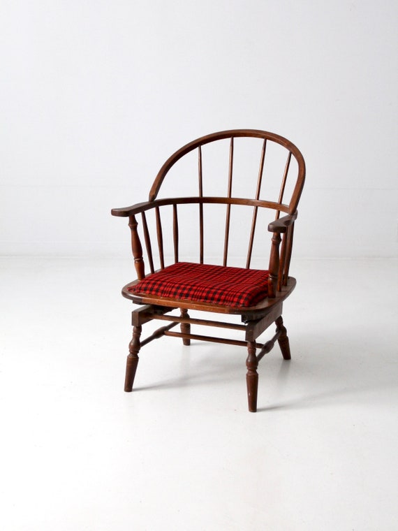 Vintage 19th Century English Windsor Chairs - Set of 6