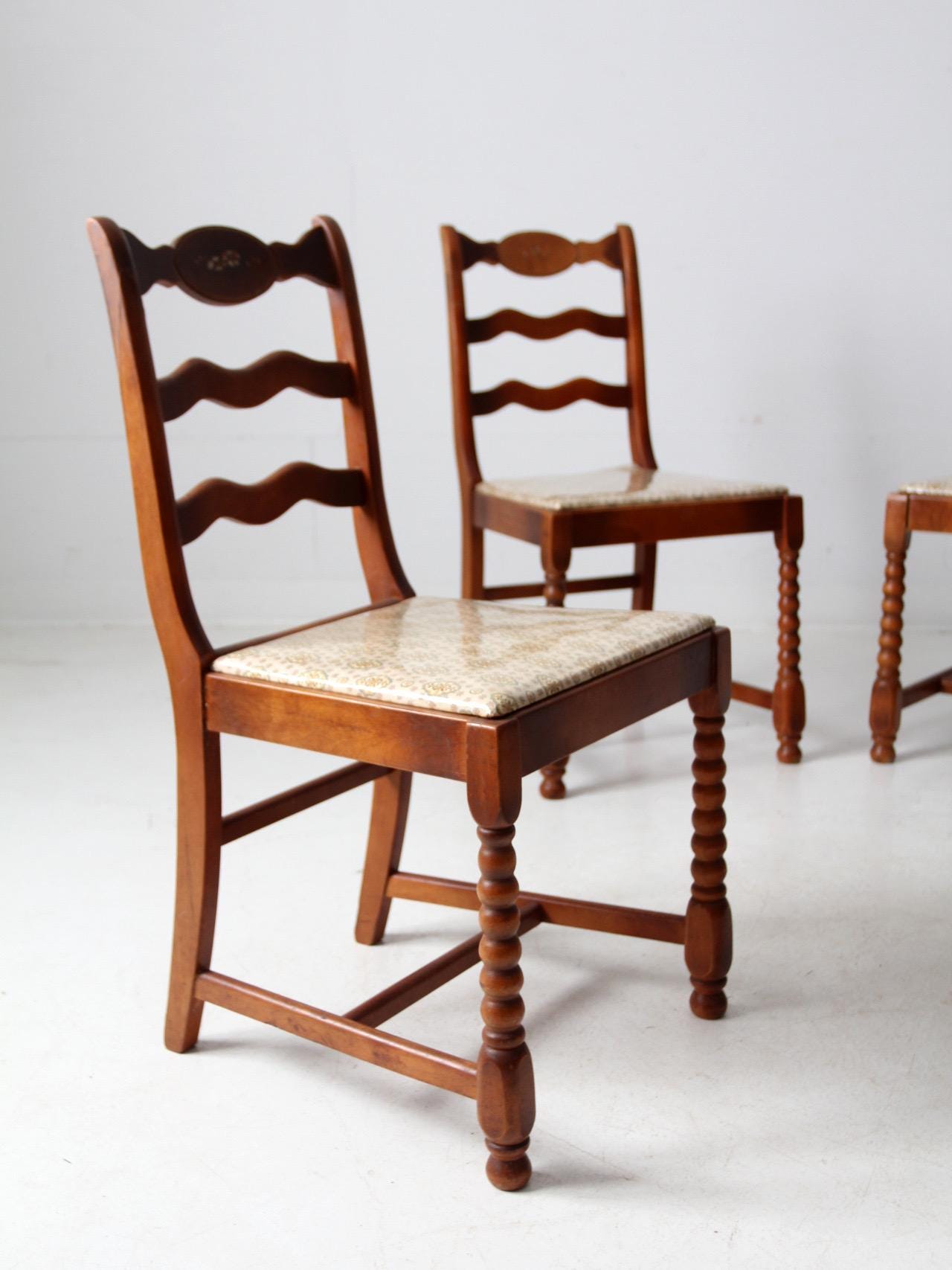 Vintage Phoenix Chair Co Dining Chairs Set of 4 - Etsy