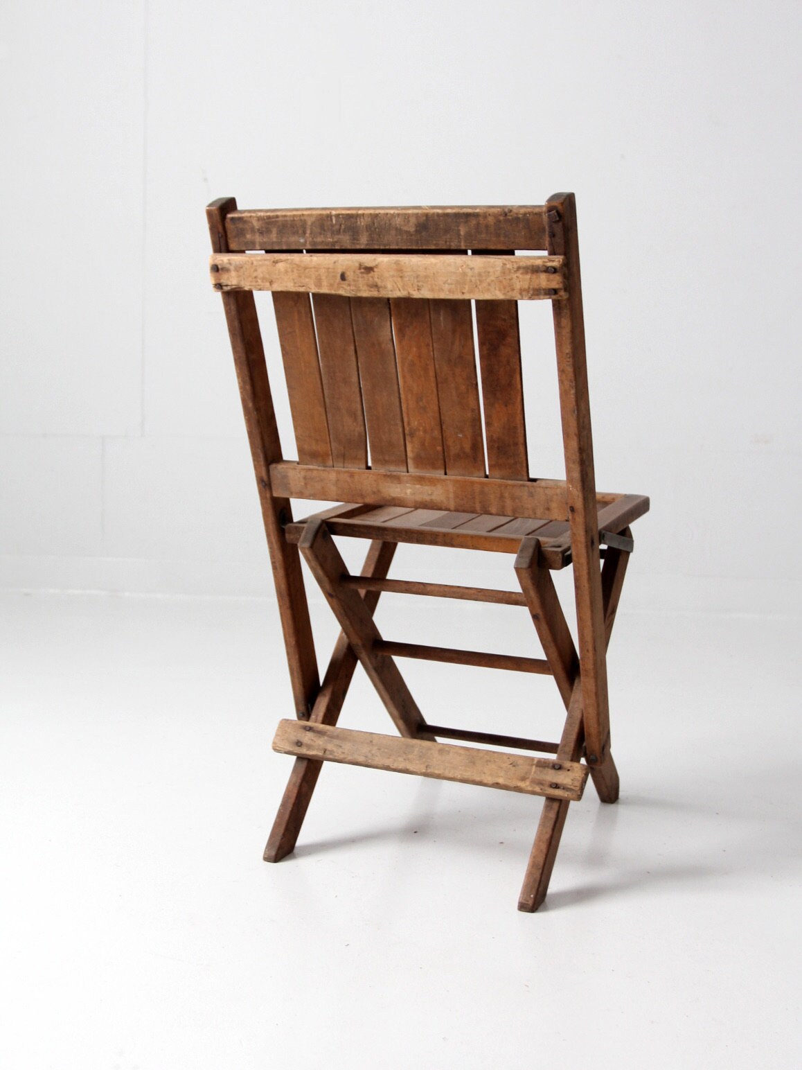 北欧トルステン1950年代風　ビンテージ木製折りたたみ椅子(赤と緑の2色) 1940'S 50'S フォールディング チェア ウッド チェアー 椅子