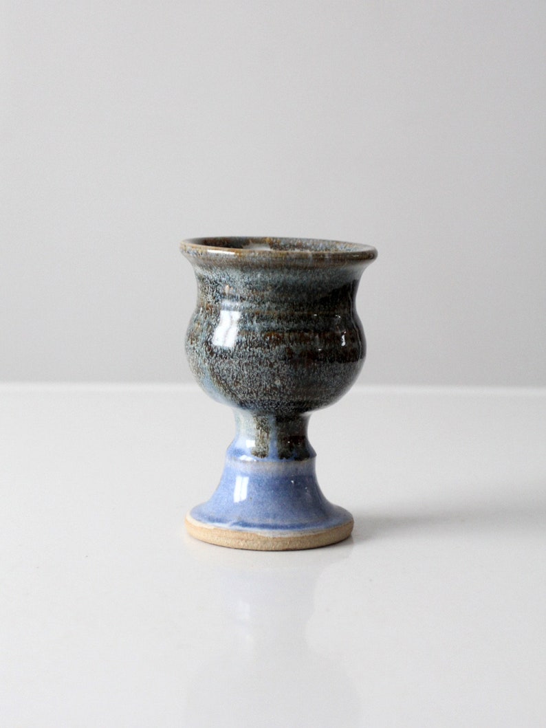 vintage studio pottery cup image 3