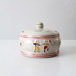vintage 40s Red Wing pottery peasants jar