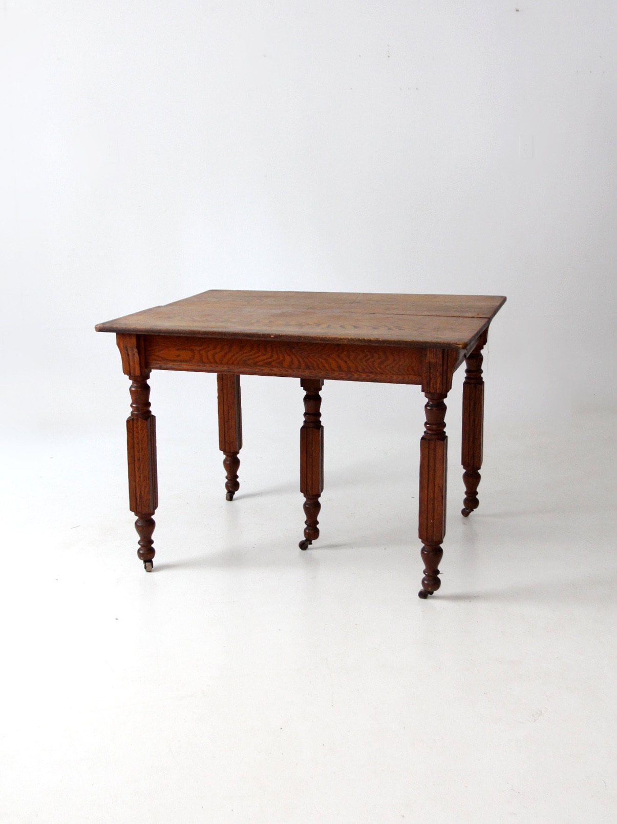Antique Five Leg Dining Table - Etsy