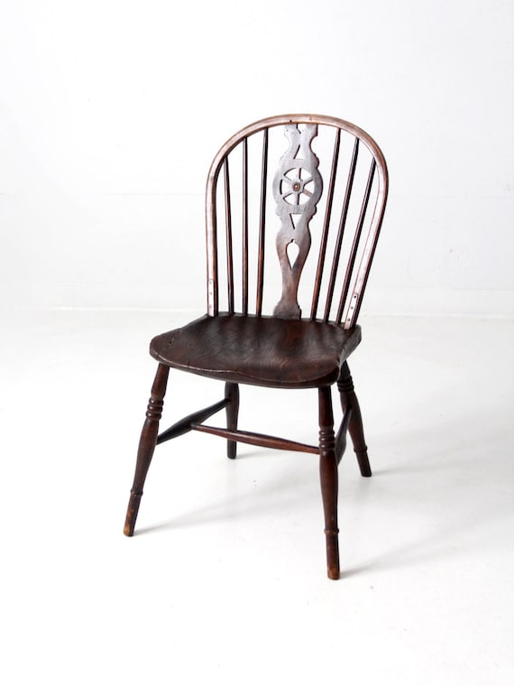 Vintage Pair of Ethan Allen Duxbury Windsor Dining Chairs