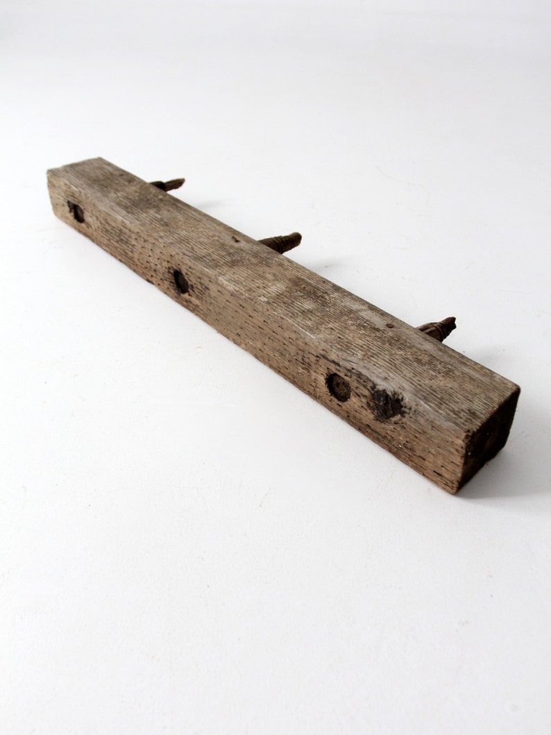 antique wooden post rack, electrical post board image 5