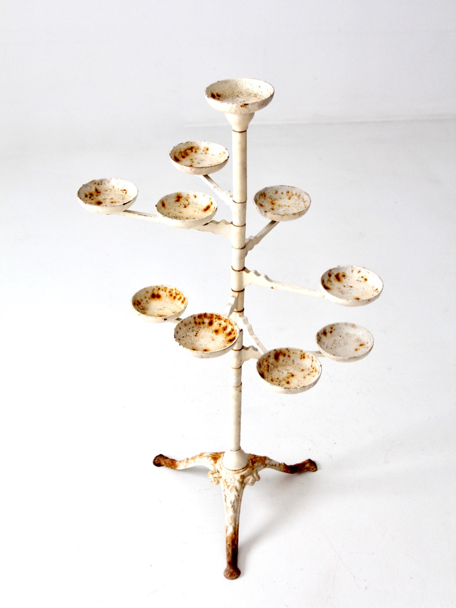 Victorian Cast Iron Plant Stand Antique Swing Arm Plant Stand Etsy