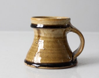 vintage studio pottery mug