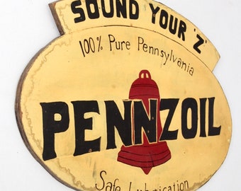 Vintage Pennzoil Sound Your Z Sign - Etsy