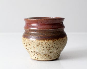 vintage handmade studio pottery vase