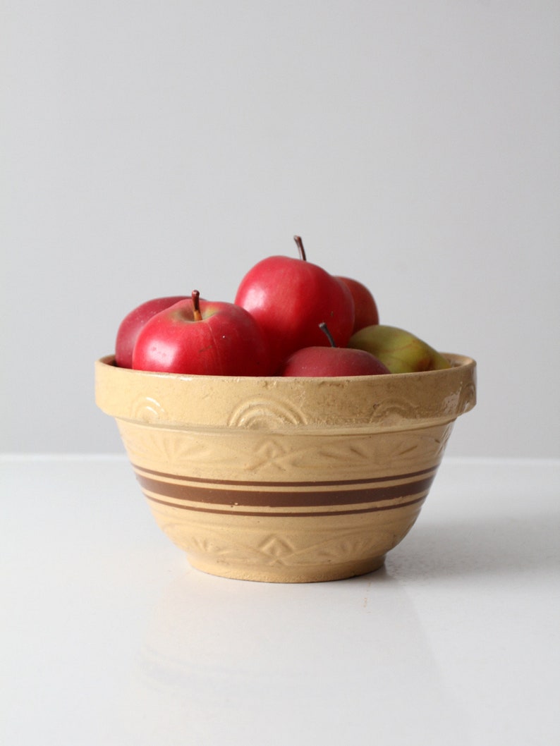 antique RRP yellowware bowl image 2