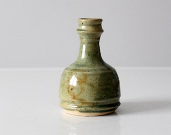 vintage Dodge Station Pottery bottleneck vase