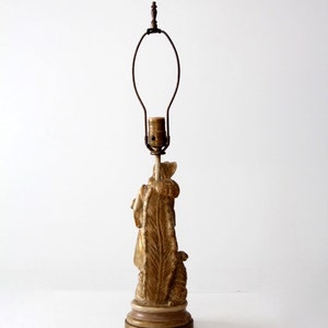 vintage figural table lamp image 2