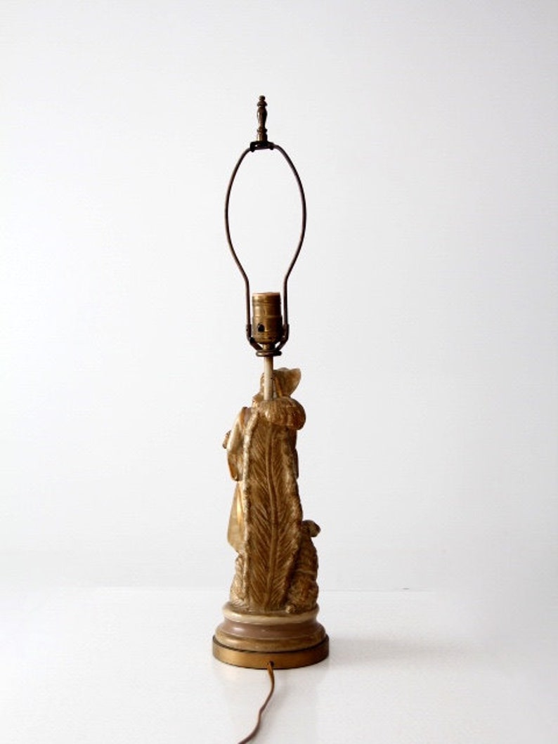 vintage figural table lamp image 2