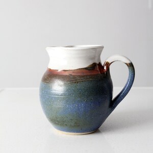 vintage studio pottery pitcher