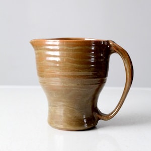 vintage studio pottery pitcher
