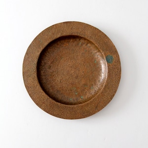 antique hammered copper bowl