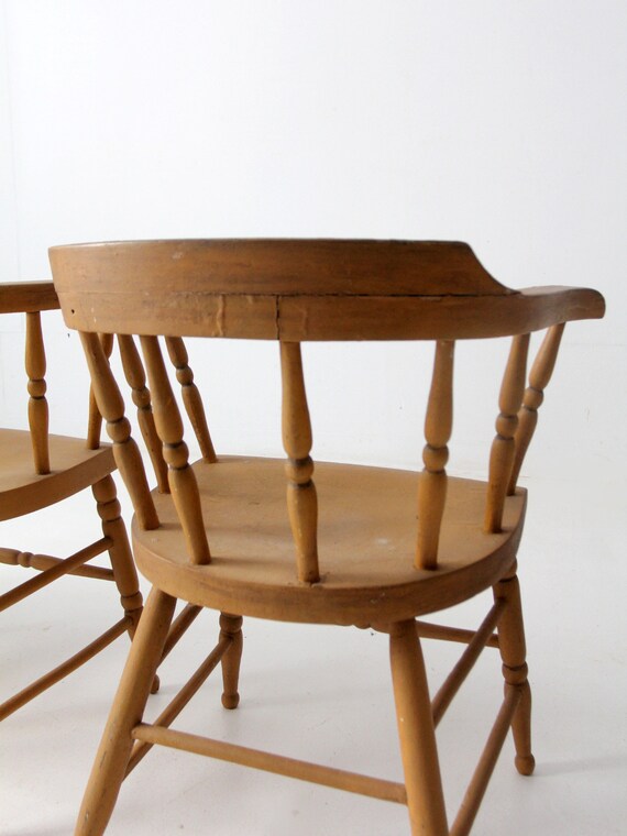 Antique wooden captains 2025 chair