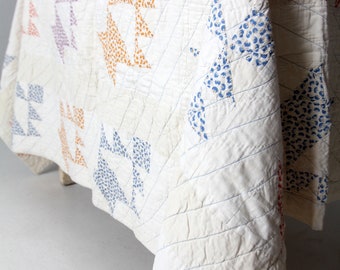ヴィンテージの手縫いキルト 61 x 43 - Etsy 日本