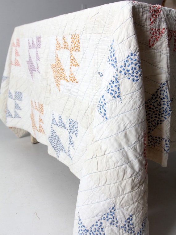 ハンドメイド ヴィンテージ キルト 海外 パステル ハンドメイド ヴィンテージ キルト 海外 パステル Antique Textile
