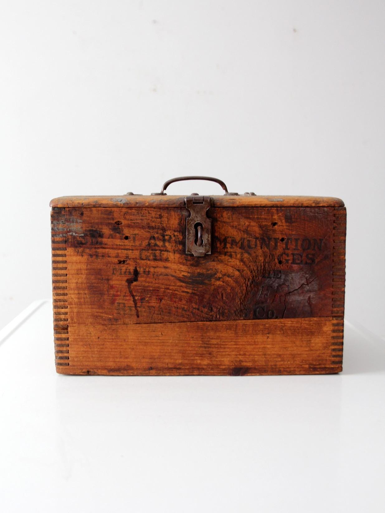Vintage shotgun ammo box - Etsy 日本