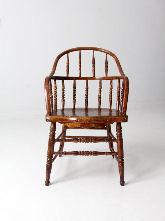 Antique Windsor Arm Chair - Etsy