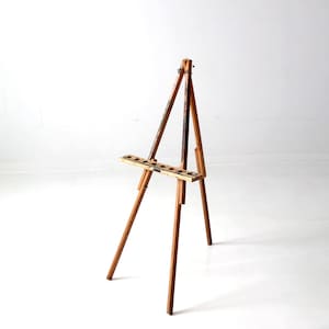 vintage small wooden field easel