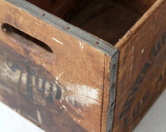 Vintage 7UP Wood Crate - Etsy Canada