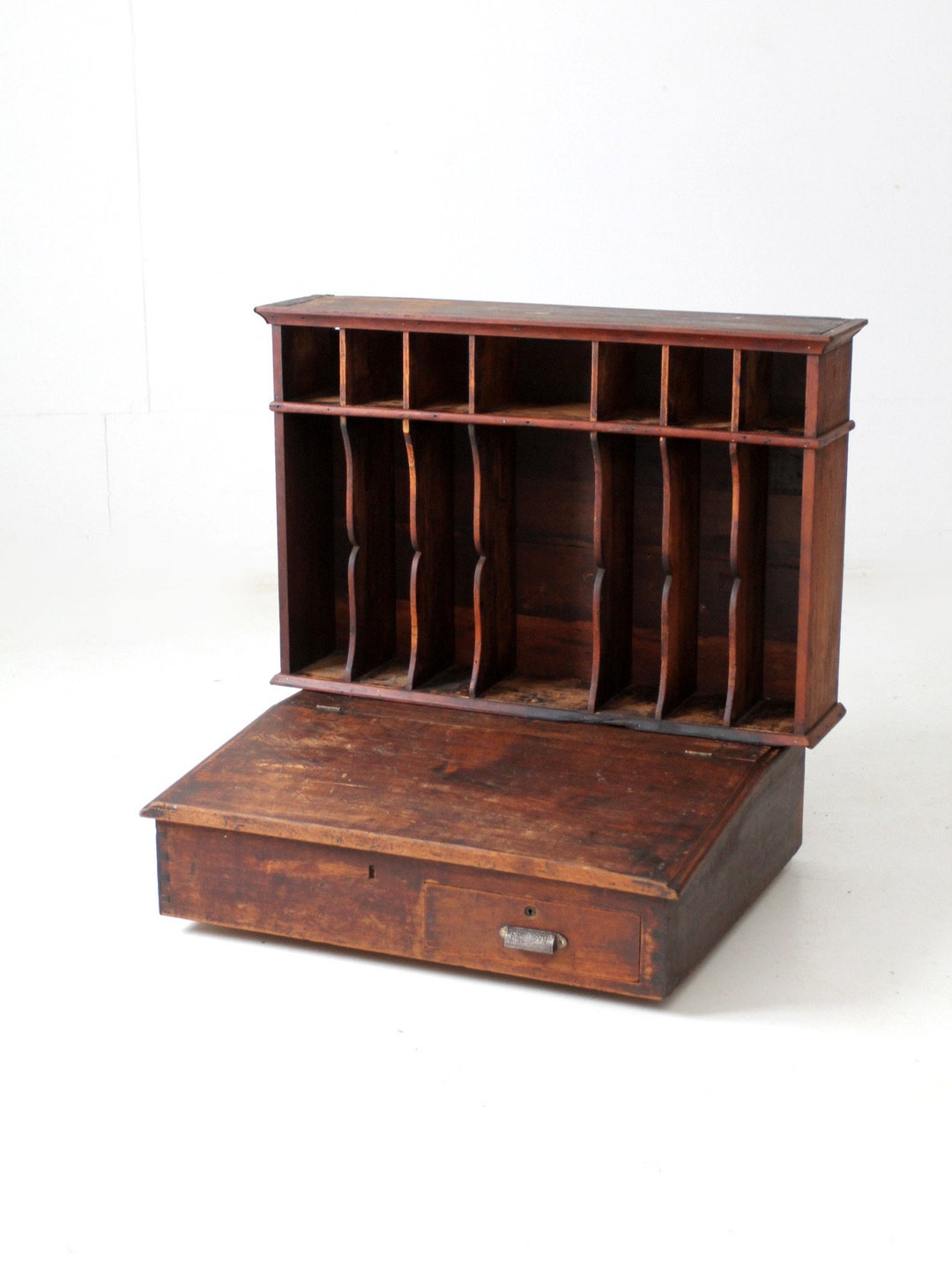 Model Train Drawers Antique Train Station Desktop Drawer and File Cabinet - Etsy