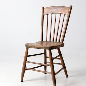 antique primitive farmhouse chair
