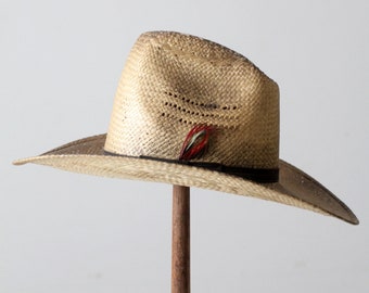 vintage Bailey woven cowboy hat