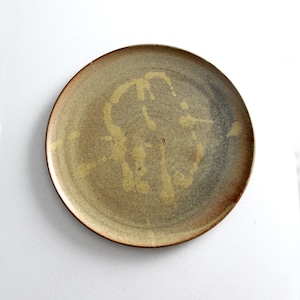 vintage signed studio pottery plate